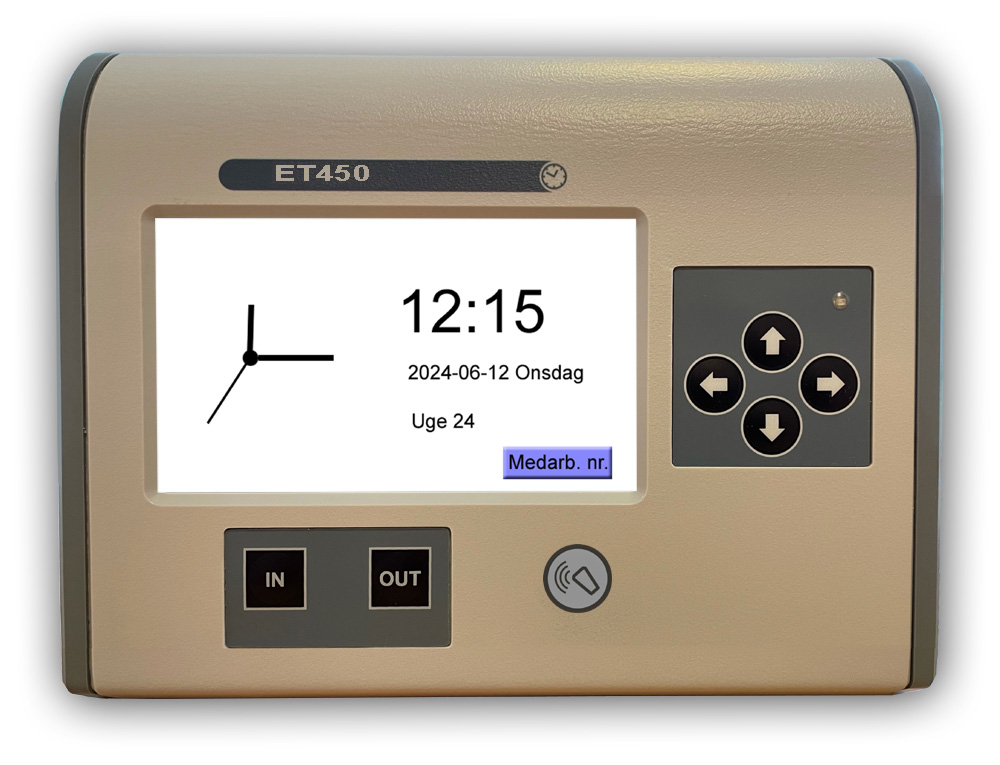 Terminal erstatter stempelur