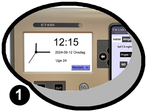 Enkel registrering af arbejdstid